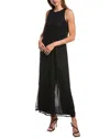 Vince Camuto Plus Size Keyhole Sleeveless Maxi Dress In Black