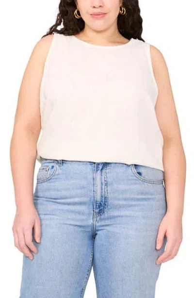 Vince Camuto Keyhole Tank In New Ivory