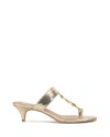 Vince Camuto Kimena O-ring Kitten Heel Sandal In Yellow