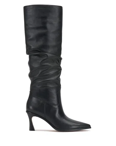 Vince Camuto Kindre Narrow Calf Slouchy Knee High Boot In Black