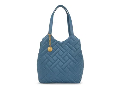 Vince Camuto Kisho Leather Tote In Blue