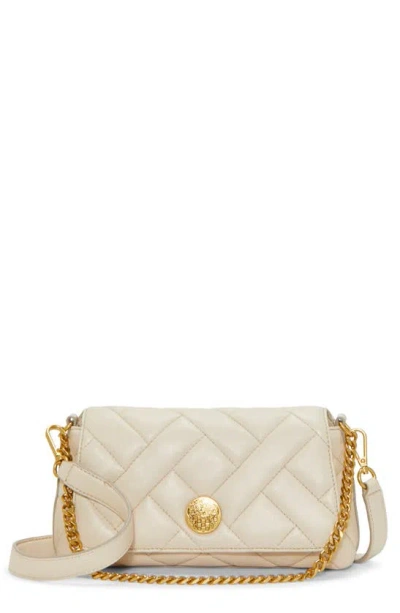 Vince Camuto Kisho Quilted Leather Crossbody Bag In Warm Vanilla Sheep Hunter