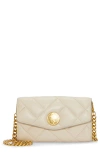 Vince Camuto Kisho Quilted Leather Wallet On A Chain In Warm Vanilla Sheep Hunter