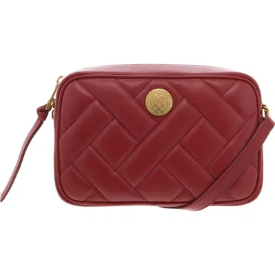 Vince Camuto Kisho Womens Quilted Leather Crossbody Handbag In Multi