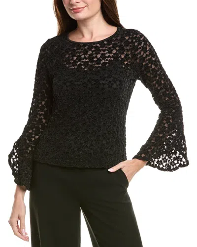 Vince Camuto Knit Top In Black