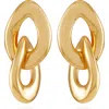 Vince Camuto Knocker Drop Earrings In Goldtone