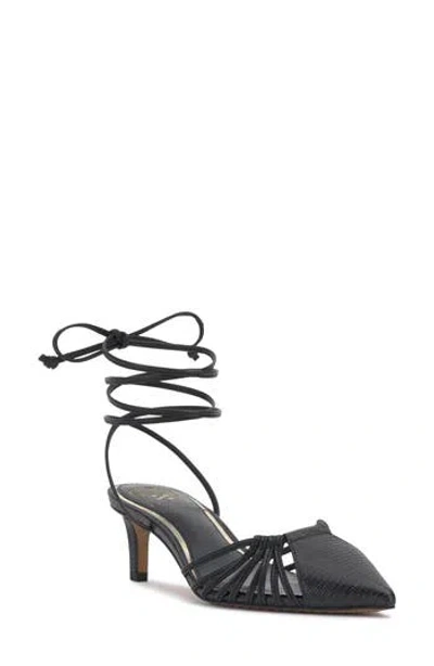 VINCE CAMUTO VINCE CAMUTO KOTA ANKLE WRAP POINTED TOE PUMP