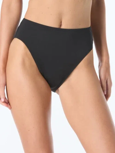 Vince Camuto Lace Back Bikini Bottom In Black