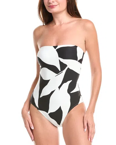 Vince Camuto Lace Back One-piece In Black