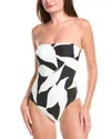 Vince Camuto Lace Back One-piece In White