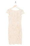 VINCE CAMUTO VINCE CAMUTO LACE CAP SLEEVE DRESS