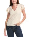 Vince Camuto Lace Flutter Sleeve Blouse