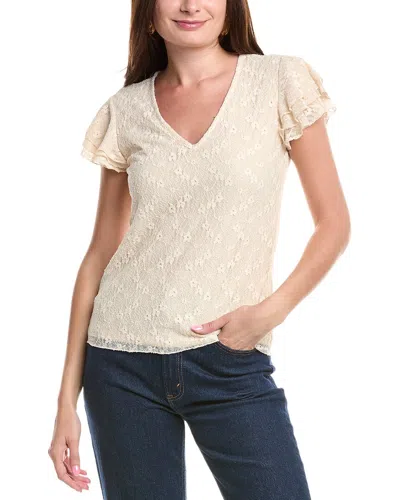 Vince Camuto Lace Flutter Sleeve Blouse