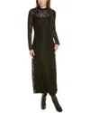 Vince Camuto Plus Size Lace Long-sleeve Maxi Dress In Black