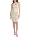 Vince Camuto Lace Sheath Dress In Green