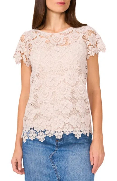 Vince Camuto Lace Top In Rainy Day