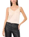 Vince Camuto Women's Lace-trim Camisole In Pearl