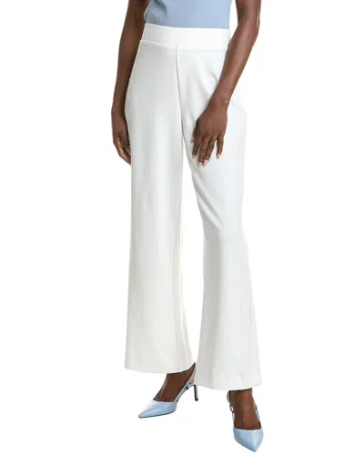 Vince Camuto Lace Trim Pant In White