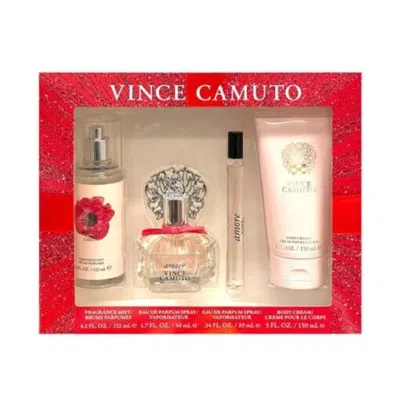 Vince Camuto Ladies  Amore Gift Set Fragrances 608940583937 In White