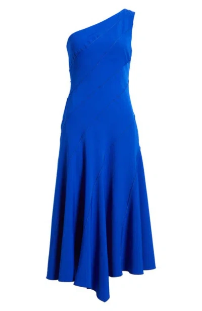 Vince Camuto Laguna One-shoulder Dress In Cobalt