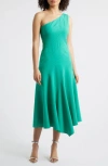 Vince Camuto Laguna One-shoulder Dress In Green
