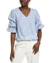 Vince Camuto Lantern Sleeve Top
