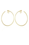 Vince Camuto Large Open Hoop Clip On Earrings In Gold