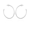 Vince Camuto Extra Large Open Hoop Earrings In Neutral