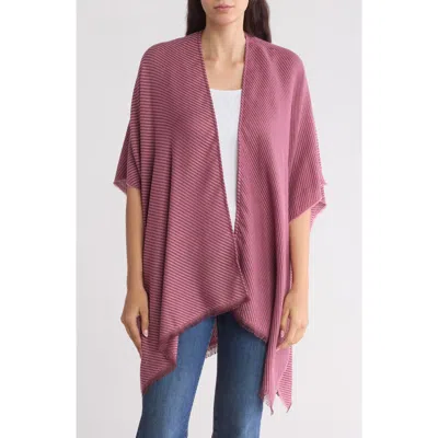 Vince Camuto Large Twill Duster In Wine