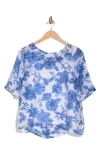 VINCE CAMUTO LAWN FLORAL TOP