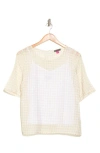 VINCE CAMUTO LAWN GINGHAM TOP