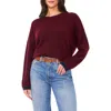 Vince Camuto Layered Look Sweater In Burgundy