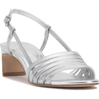 Vince Camuto Layton Slingback Sandal In Lux Silver