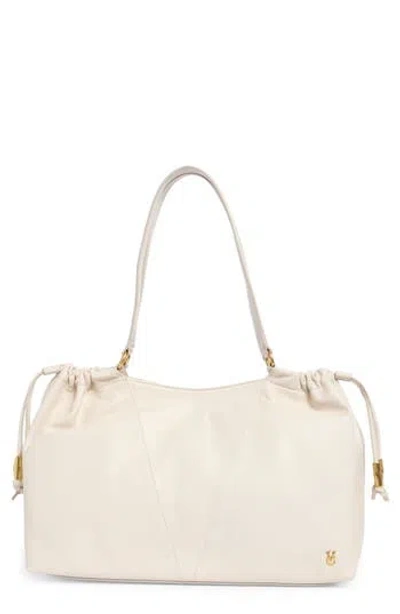 Vince Camuto Leane Leather Tote In Brown