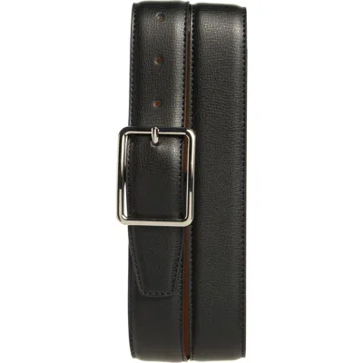 Vince Camuto Leather Belt In Black