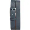 Vince Camuto Leather Belt In Blue