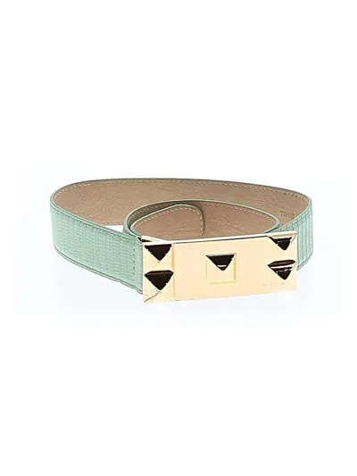 Pre-owned Vince Camuto Leather Belt In Green