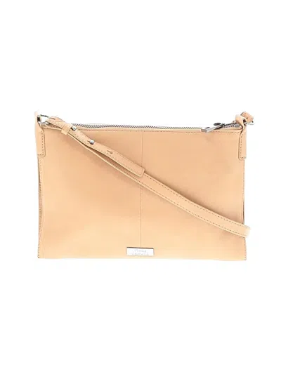 Pre-owned Vince Camuto Leather Crossbody Bag In Brown
