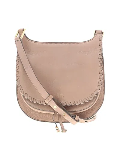 Pre-owned Vince Camuto Leather Crossbody Bag In Brown