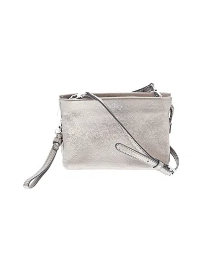 Pre-owned Vince Camuto Leather Crossbody Bag In Gray