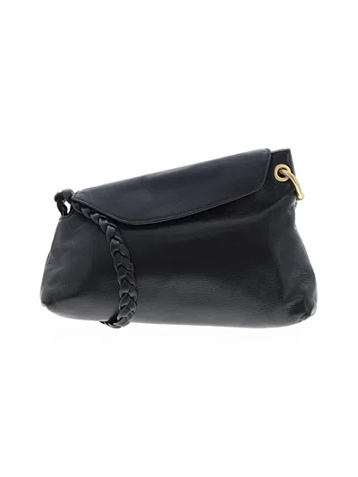 Pre-owned Vince Camuto Leather Satchel In Black