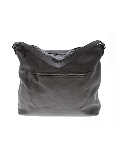 Pre-owned Vince Camuto Leather Shoulder Bag In Brown