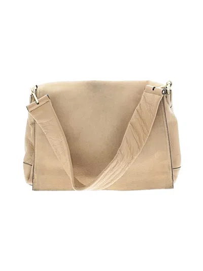 Pre-owned Vince Camuto Leather Shoulder Bag In Brown