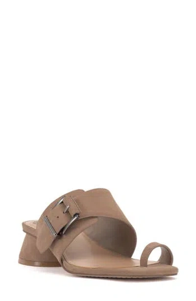 Vince Camuto Lenqua Toe Loop Sandal In Truffle Taupe