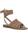 VINCE CAMUTO LEVELINN WOMENS SUEDE SLIDES STRAPPY SANDALS