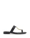 Vince Camuto Lexie Toe Loop Sandal In Black