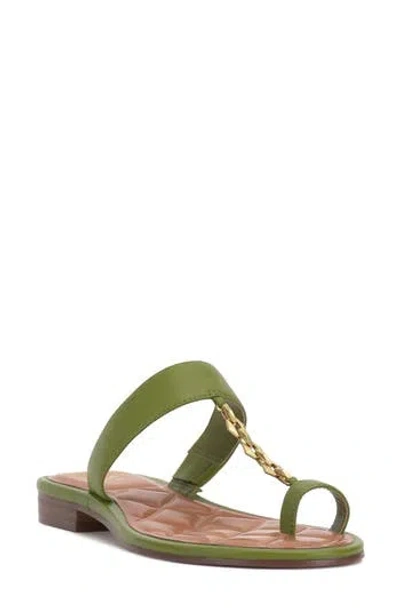 Vince Camuto Lexie Toe Loop Sandal In Green