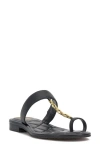 Vince Camuto Lexie Toe Loop Sandal In Black Bbyshp