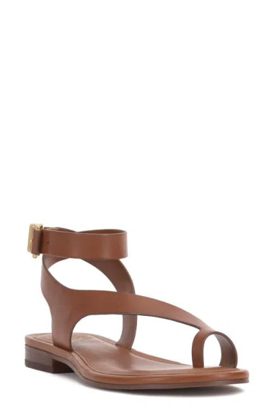 Vince Camuto Liba Ankle Strap Sandal In Caramello Leather