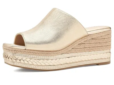 Vince Camuto Lierna Espadrille Wedge Platform Sandals Women's Wedge Shoes Egyptian Gold: 5 M